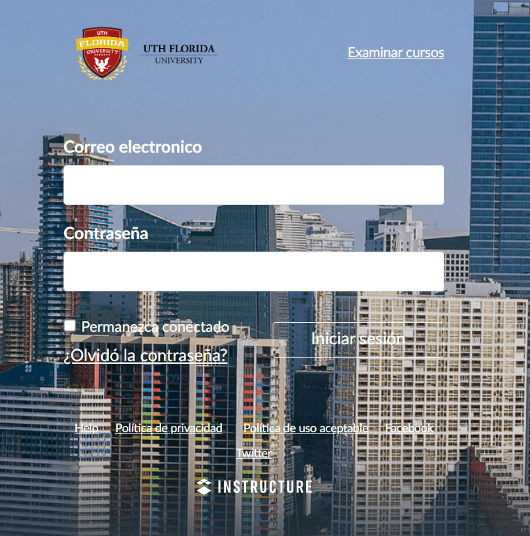 Guia de Canvas UTH Florida University HELP